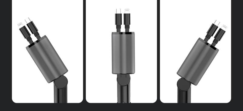 4-in-1 Retractable Car Charger