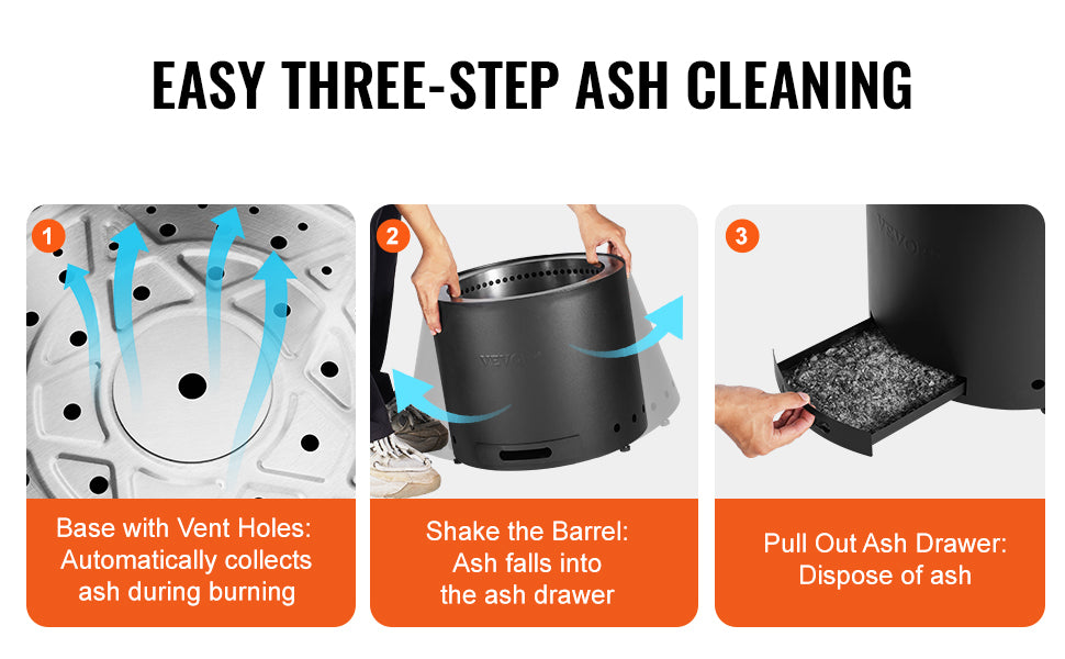 Portable Smokeless Wood-Burning Fire Pit