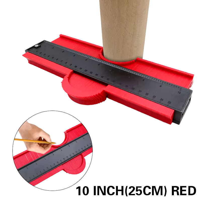 Profile Contour Gauge Line Copier Ruler Cutting Template Construction Woodworking Measuring Instrument Ceramic Tiling Tiles Tool