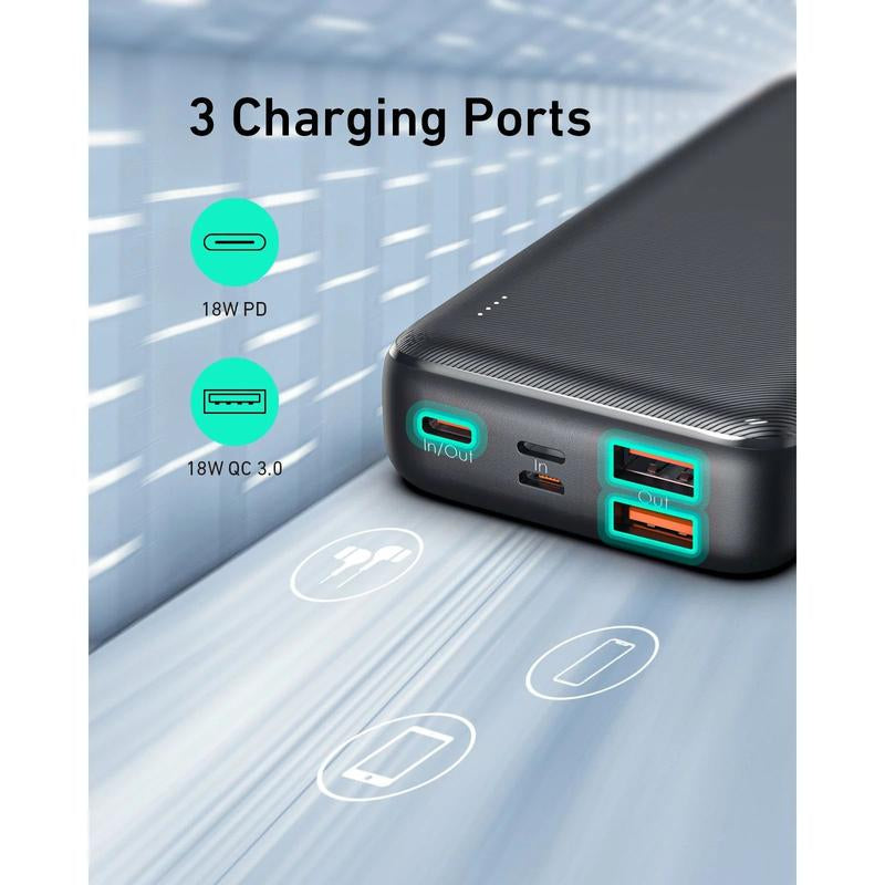 AUKEY PB-N74S Basix plus 20000Mah Power Delivery Power Bank Smartnfccase Accessories Charging Bezosmax Mini