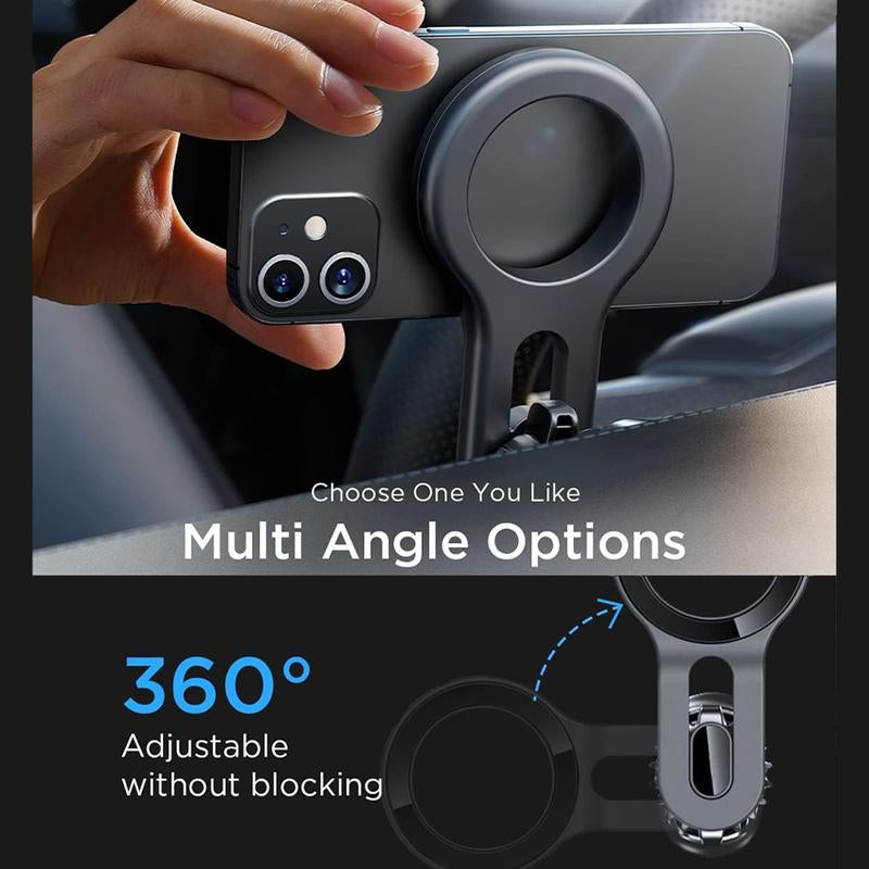 Magsafe Car Mount, [Quick Install] Ultra Magnetic Long Arm Mag Safe Car Phone Holder Vent, Car Accessories Fit for Iphone 16 Pro Max 15 14 13 12 plus Mini Men Women Cellphone Smartphone Cellphone Smartphone Stand