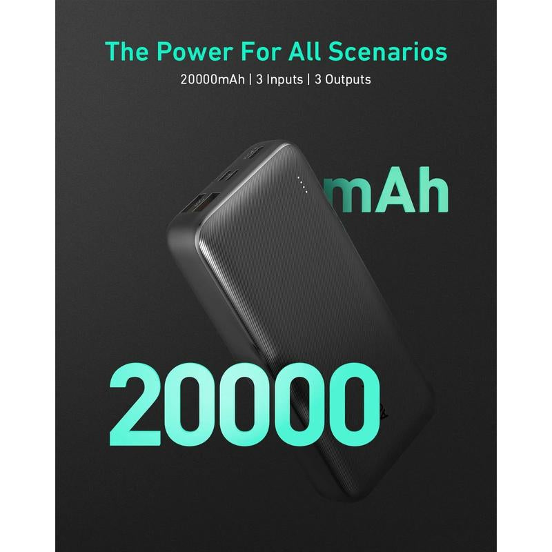 AUKEY PB-N74S Basix plus 20000Mah Power Delivery Power Bank Smartnfccase Accessories Charging Bezosmax Mini