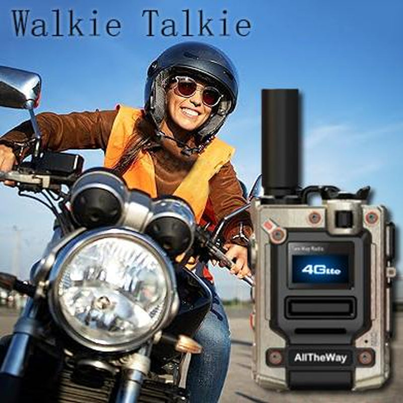 M08 Global Walkie-Talkie,2 Units，Long Range for Adults with Earpieces,Rapid Radios Unlimited Range，200Channel，4G Network Technology,Type-C Charging