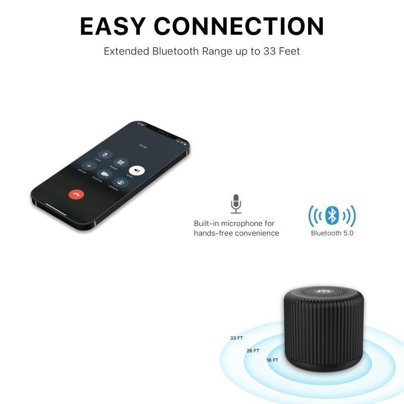 Bluetooth Speaker Portable Wireless Speaker with HD Sound for Home Party Outdoor USB Palm Shape