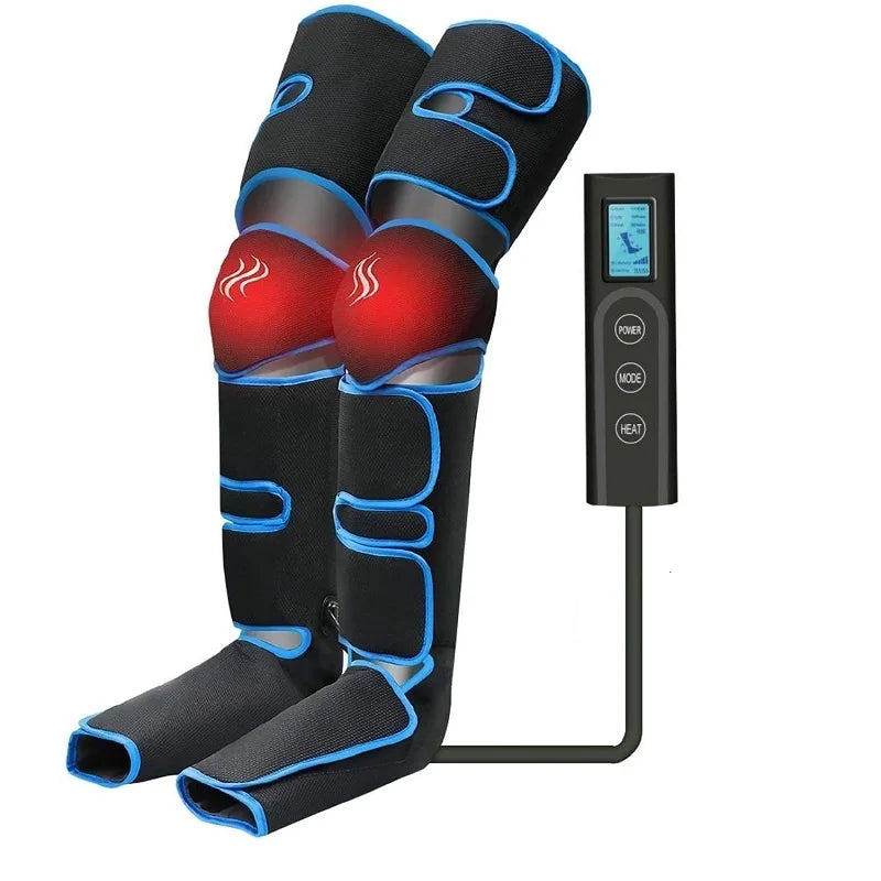 360° Foot Air Pressure Leg Massager Promotes Blood Circulation, Body Massager, Muscle Relaxation, Lymphatic Drainage Device 2022