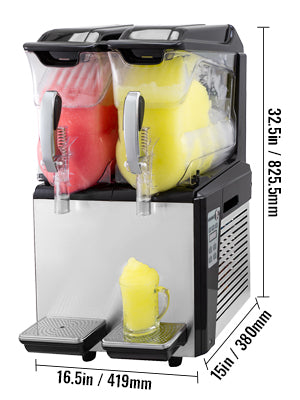 5.3 Gallon Frozen Beverage Machine - Slushie, Smoothie, Iced Coffee Dispenser