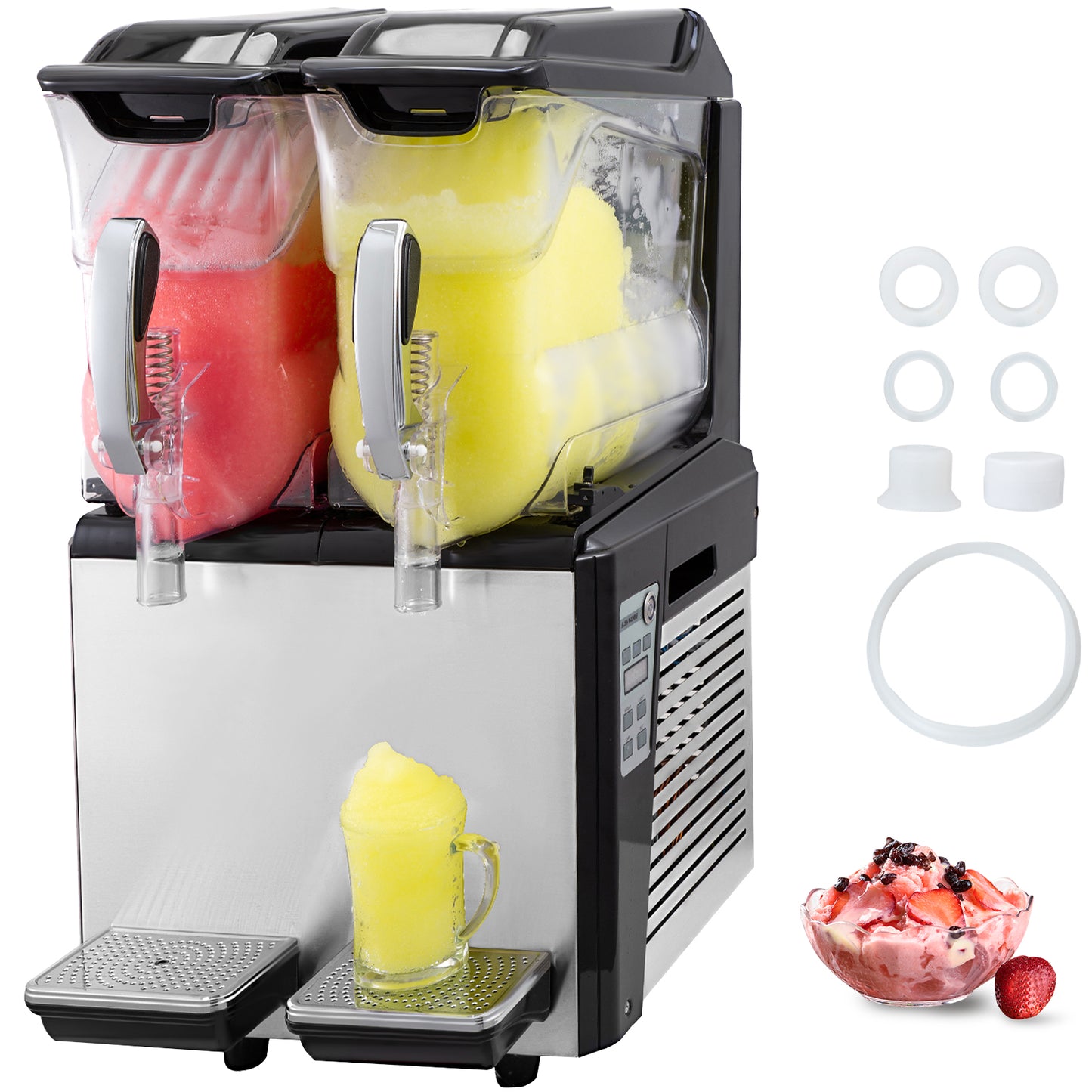 5.3 Gallon Frozen Beverage Machine - Slushie, Smoothie, Iced Coffee Dispenser